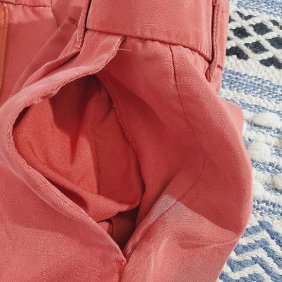 ZARA Vintage Burnt Salmon Lyocell Pleated Trouser Pants - Picture 13 of 16